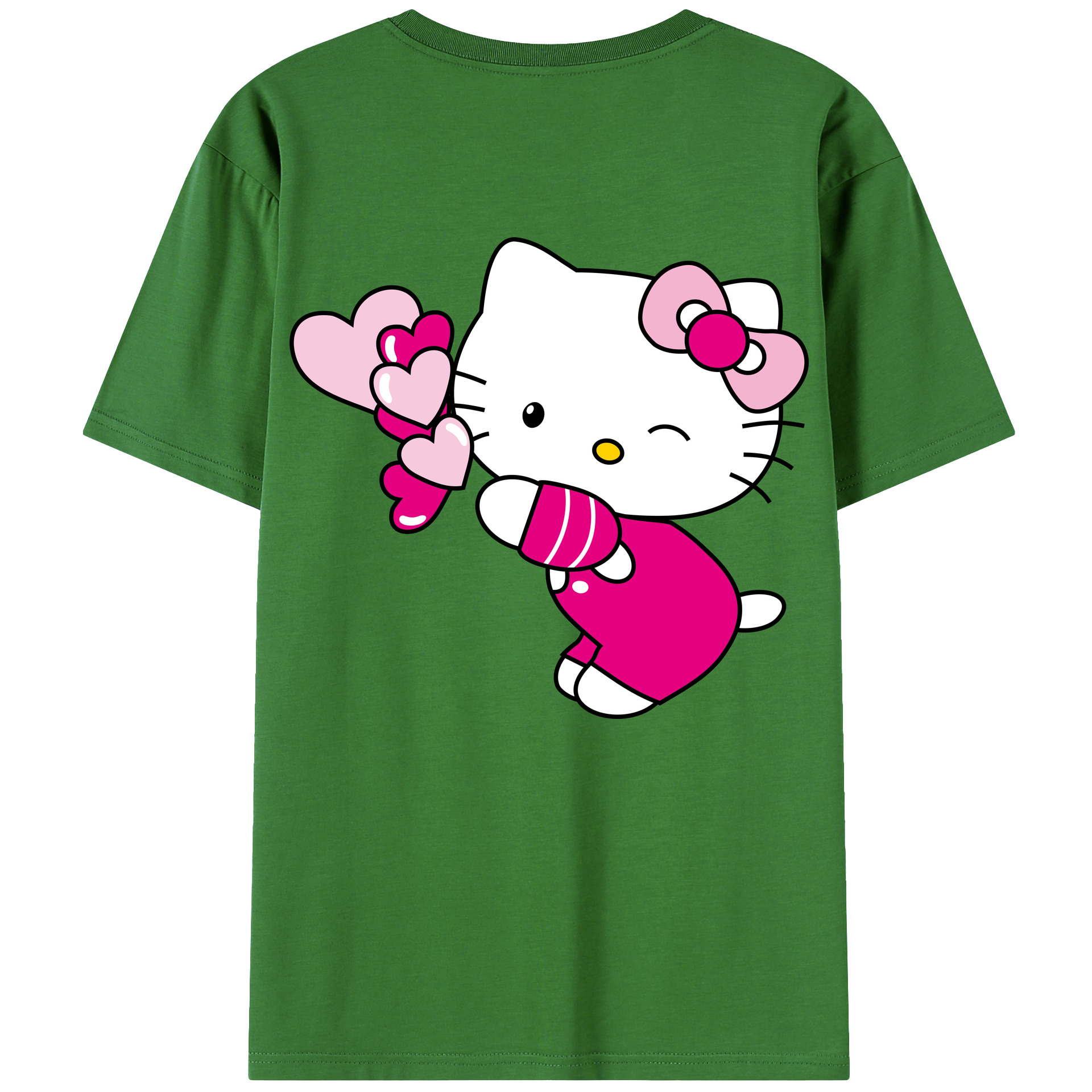 （画像用） Hello Kitty ハローキティ レディース半袖Tシャツ(バックプリント)